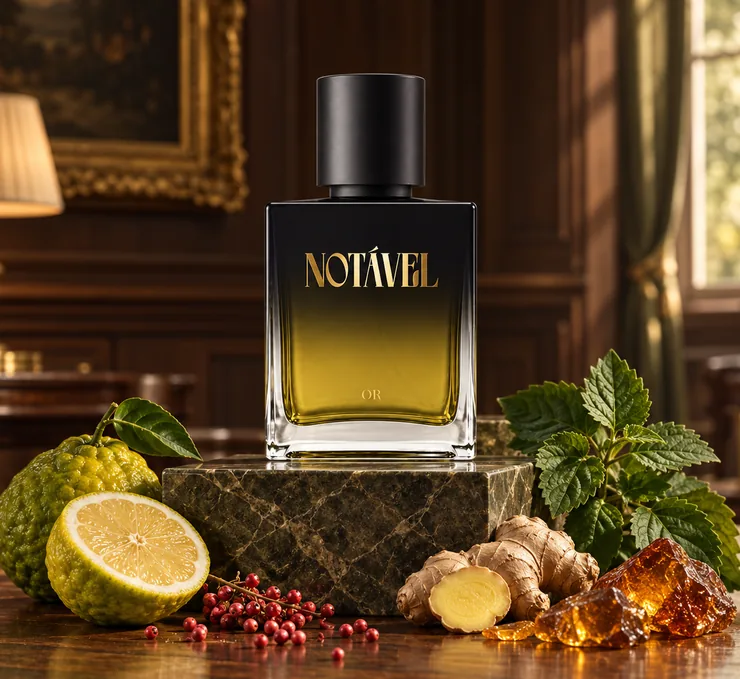 Perfume Notável entre ingredientes das suas notas