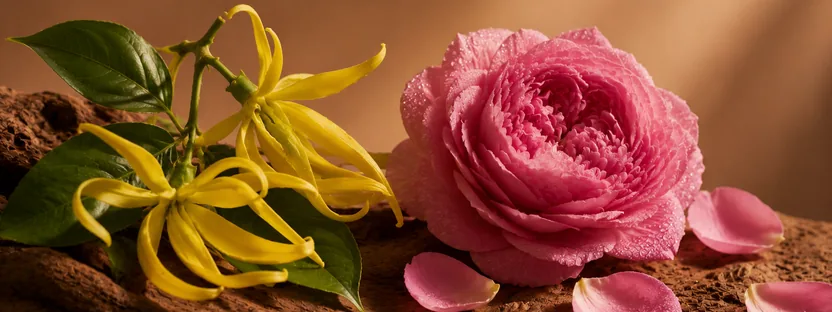 Ylang-ylang e rosas