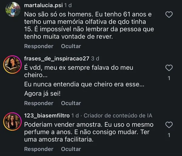 Comentário de cliente sobre o Encantadora