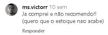 Comentário de cliente sobre o Notável